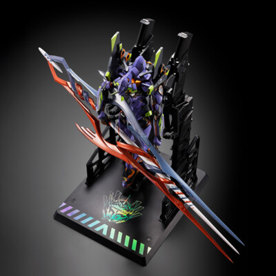 Evangelion - Eva 01 Test Type with the spear of gaius - 30th annivarsary Metal Build